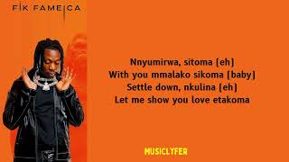 Fik Fameica - Sitoma (Lyrics)
