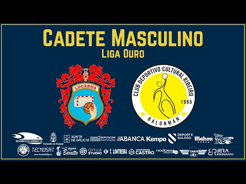 CADETE MASCULINO - LIGA OURO - GRUPO B - XORNADA 6 - PIZZERÍA BARATTO LUCEROS - CARNES DORIBEIRO