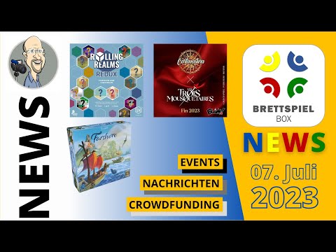 Brettspiel News der Brettspielbox   07  Juli 2023   HD 1080p