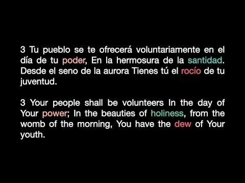 Learn Spanish Aprende Inglés /Psalm Salmo 110