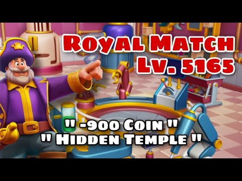 Royal Match Gameplay Level 5165 | Super Hard Level Area 70 King’s Nightmare Factory Super Light Ball