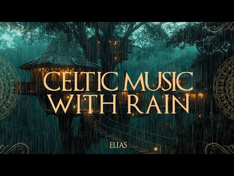 Medieval Celtic Rainy Night | Peaceful Folk Music, Rain Sounds & Tavern Ambience for Rest & Sleep