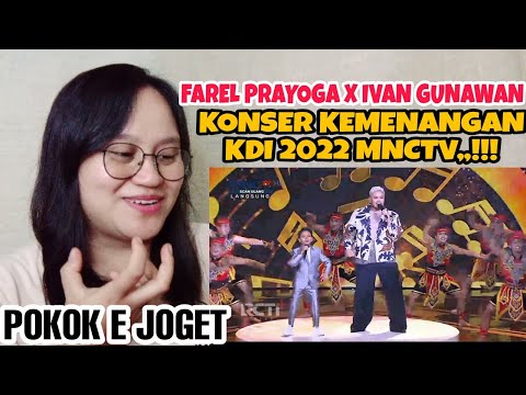Farel Prayoga x Ivan Gunawan - POKOK E JOGET || Konser Kemenangan KDI 2022 || Arisa Reaction