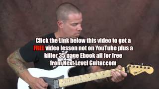 Learn Rockabilly Blues electric guitar Brian Setzer inspired hybrid picking Mystery Train style