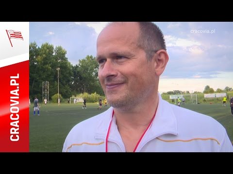 Trener Grzegorz Trela po zwycięstwie w Małopolskiej Lidze Trampkarzy (23.06.2015)