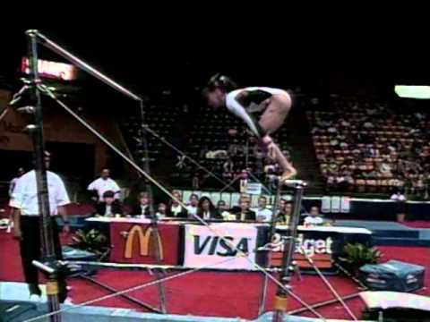 Dominique Moceanu - Uneven Bars - 1995 Visa Challenge - Women