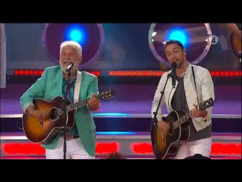Hasse Andersson och Måns Zelmerlöw - Änglahund - Sommarkrysset (TV4)