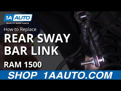 How to Replace Rear Sway Bar Link 09-18 RAM 1500