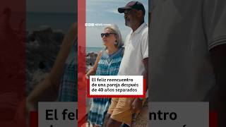 El feliz reencuentro de una pareja después de 40 años separados