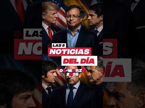 📰🌍 5 noticias más importantes del día – 5 de marzo de 2026  #noticiasinternacionales #noticias
