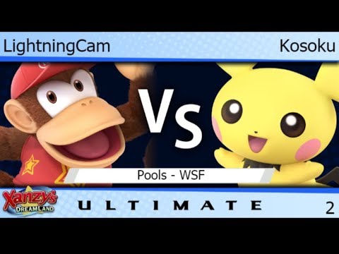 XDL 2 - LightningCam (Diddy) vs Kosoku (Pichu) Pools - WSF - SSBU