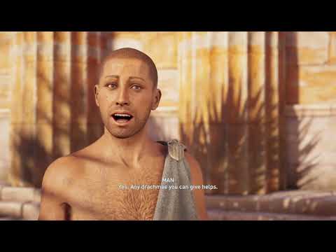 Cowards and Beggars Easy Side Mission 2000 xp for 50 drachma aco