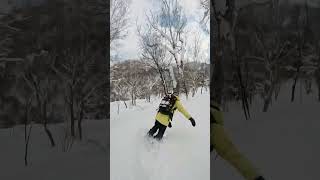 Cноуборд A Perfect Powder Day #snowboarding