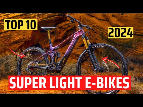 TOP 10 BEST SUPER LIGHT TRAIL E-MTB 2024 -  ELECTRIC MOUNTAIN BIKE BUYERS GUIDE -E-BIKE
