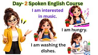 I AM Sentences in English | English Speaking Practice | Daily Use Sentences | Day 2