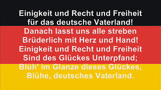 Kadr z teledysku Das Lied der Deutschen (Deutschlandlied) tekst piosenki Hoffmann von Fallersleben