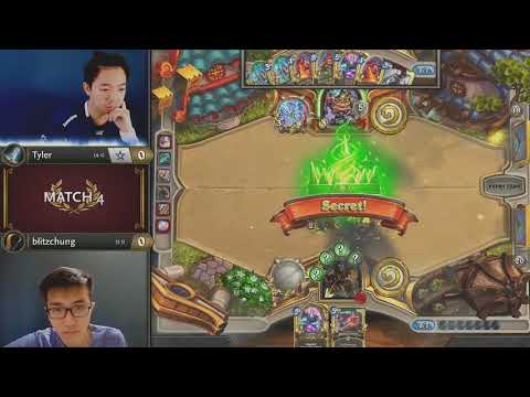 Tyler vs blitzchung - Hearthstone Grandmasters Asia-Pacific - Week 4