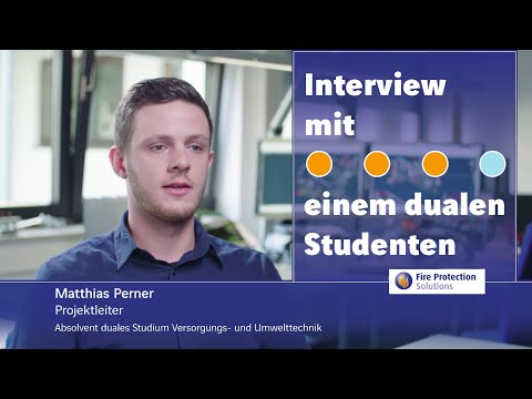 Wie läuft das duale Studium bei Fire Protection Solutions ab? | Interview mit einem dualen Studenten