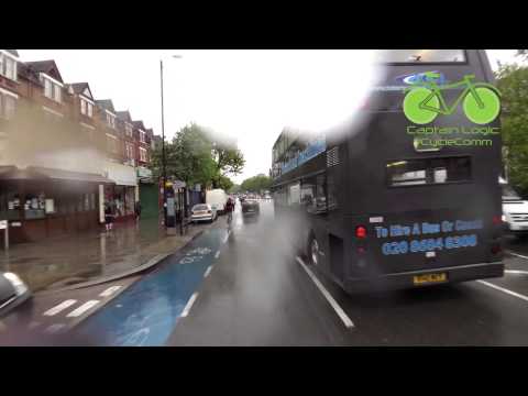 Wet & no indicators = left hook on cyclist,  14 05 15