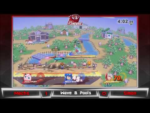 Team Flamewave: One Year Anniversary - Mechs (Mega Man) vs EV Simon (Bayonetta) Pools Winners Finals