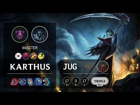 Karthus Jungle vs Graves - KR Master Patch 10.9