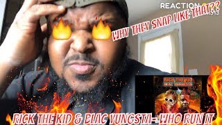 WHY THEY SNAP LIKE THAT⁉️ Rich The Kid & Blac Youngsta "Who Run It Remix" 🔥REACTION🔥