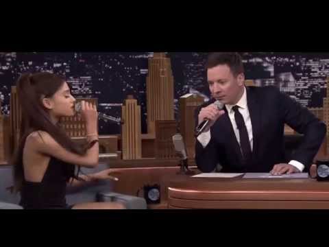 Ariana Grande Does a Spot On Celine Dion Impression -1