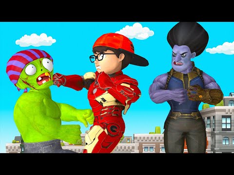 ZombieHulk Attack Nick Iron Man Home - Scary Teacher 3D Team Miss Thanos & Tani Ironman Animation