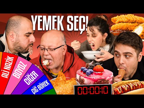 Çarkı Çevir 10 Saniyede Yemek Söyle!