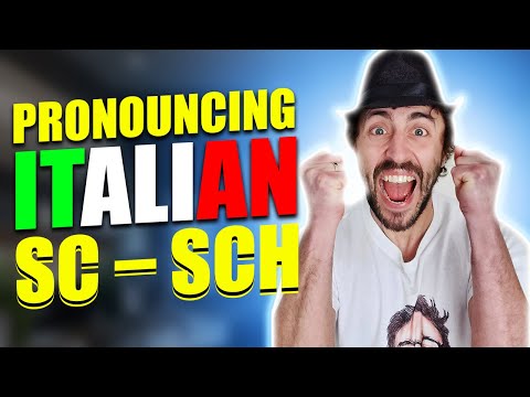 SCIARPA or SCARPA❓Learn How to Pronounce SC and SCH Sounds in Italian❗