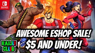 NEW AWESOME Nintendo Switch Eshop Sale! Games For $5 Or Less!