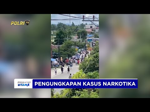 POLDA SULTENG LAKUKAN TUGAS BACK UP PENGAMANAN DALAM PENGGEREBEKAN KASUS NARKOBA