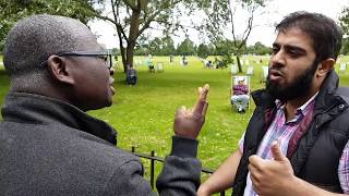 Video: Reverend Moon, of the Unification Movement tried to bring all religions together - Rizwan vs Moonie Morris 2/2