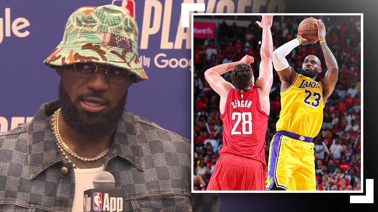 LeBron Reacts to His CLUTCH Game 3 Performance vs Rockets 😤 | April 24, 2026