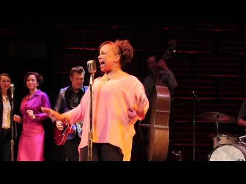 Thumbnail for Video: Watch Mary Louise Lee sing 'Fools Fall in Love' with the cast of 'Million Dollar Quartet' by Johnny Cash, Elvis Presley, Jerry Lee Lewis, Luke, Jam session, Mary Love, Carl Perkins, The Drifters