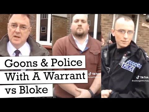 Police & 2 TV Licence Goons With A Warrant. Watch This Bloke Handle It