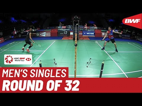 R32 | MS | LEE Zi Jia (MAS) vs. CHEN Long (CHN) | BWF 2019