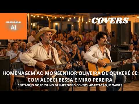 HOMENAGEM AO MONSENHOR OLIVEIRA DE QUIXERÉ CE: SERTANEJO NORDESTINO DE IMPROVISO COVERS