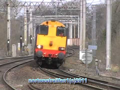 (RARE) DRS 20303+37688 was working the (6k73) flasks at lancaster on the 26/03/2011