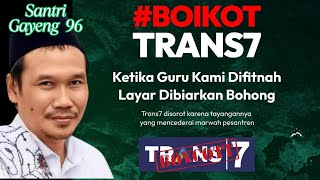 Download lagu Kesesatan Berfikir Seseorang Boikot Trans7 - ngaji gus baha terbaru mp3