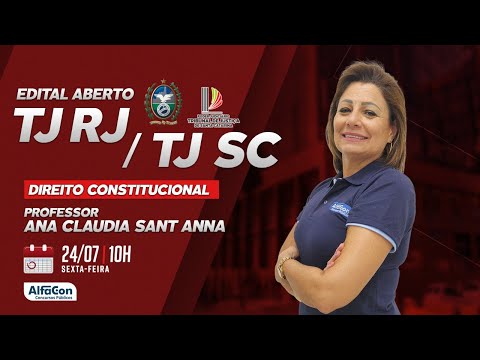AO VIVO | Aula de Direito Constitucional  - Edital Aberto TJRJ e TJSC - AlfaCon