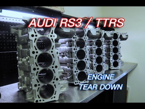 5 CYL AUDI RS3 / TTRS ENGINE TEAR DOWN + NEW UPGRADES