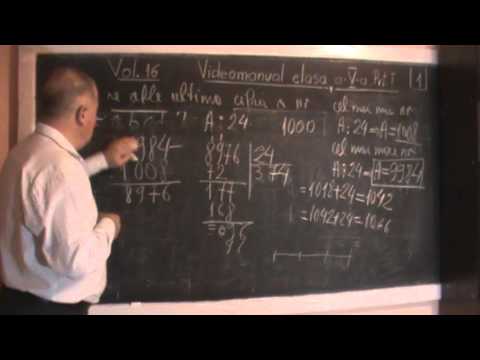 6/10 Lectia 123 - Teorema impartirii cu rest - Exercitii din Manualul de clasa a V-a - gimnaziu