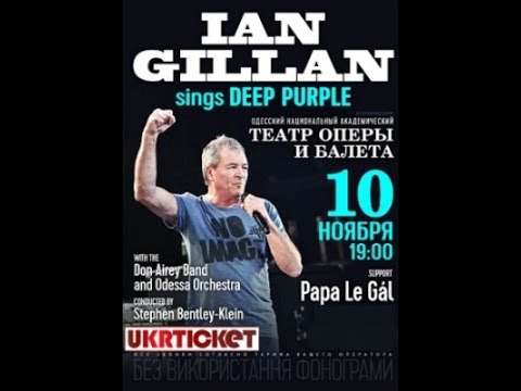 Ian Gillan sings Deep Purple with Don Airey Band & Odessa Orchestra