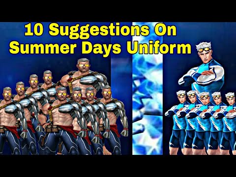 10 Suggestions On Summer Days Uniform | Cable QS Summer days Uniforms Worth? - Marvel Future Fight