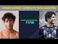 #blackpill Italian model Akash Kumar COMPLETE FACE ANALYSIS ||Akash Kumar Chad or normie ??