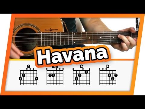 Havana Guitar Tutorial (Camila Cabello) Easy Chords Guitar Lesson
