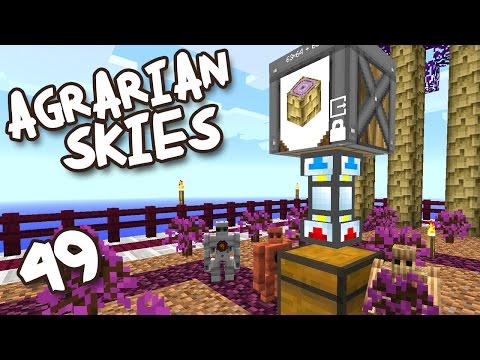 Minecraft MODDED Skyblock! Agrarian Skies Ep 49 - "Spaaaace Baaaarrellssss!!!"