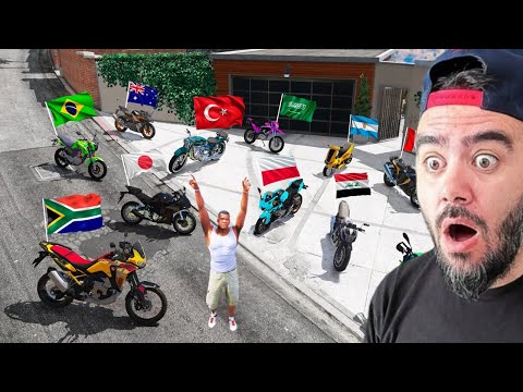DÜNYANIN BÜTÜN MOTORSIKLETLERINI YAPTIM - GTA 5 MODS