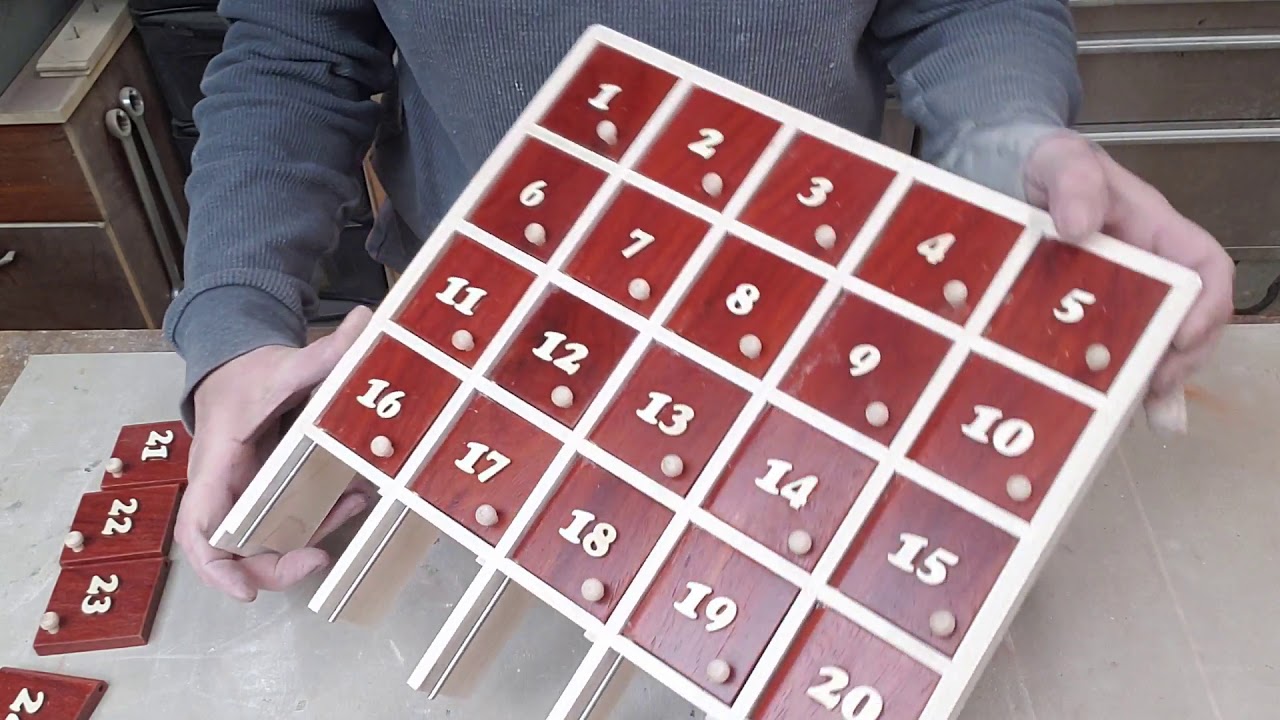 Installing Advent Calendar Doors